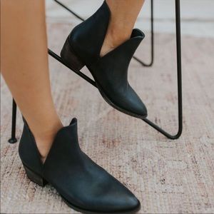 NWOT Free People Charm Double V Ankle Boots